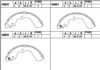 HYUNDAI 583054BA20 Brake Shoe Set